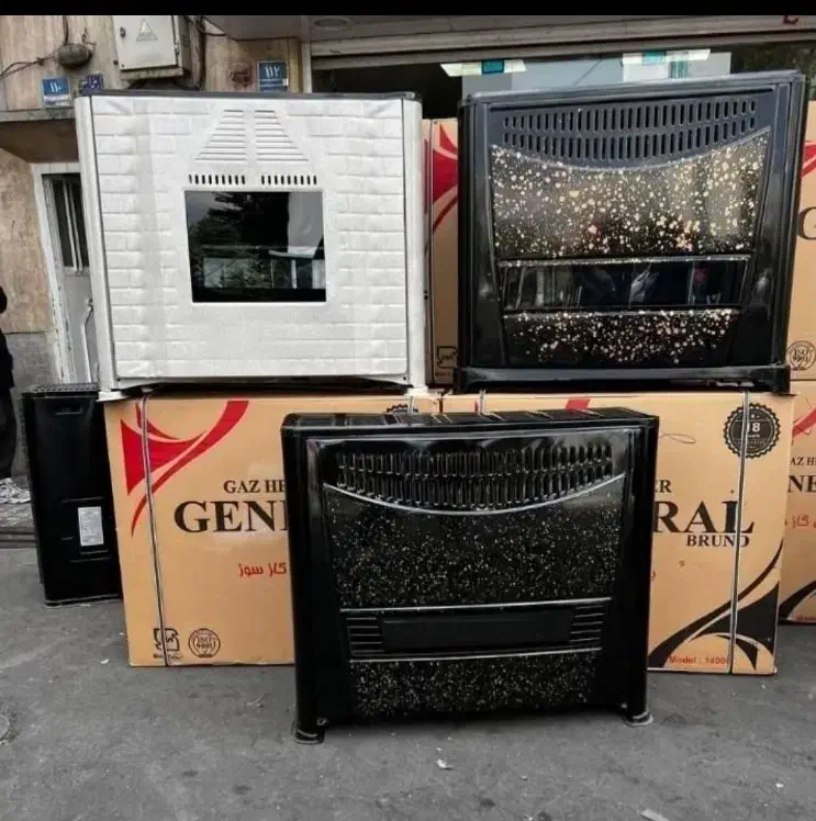 بخاری گازی ۱۵۰۰۰ با دودکش|بخاری، هیتر، شومینه|یزد, |دیوار