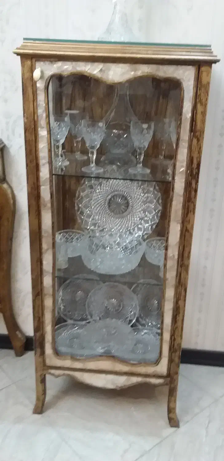 سرویس کریستال ۴۸ پارچه چک بوهمیا به همراه شمعدان|ظروف سرو و پذیرایی|تهران, حکیمیه|دیوار