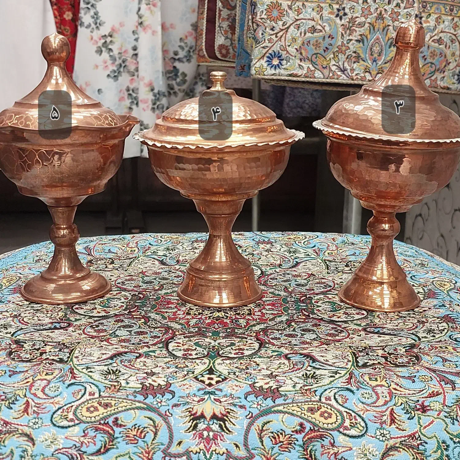 ظروف مس|کلکسیون اشیاء عتیقه|مشهد, چهارباغ|دیوار
