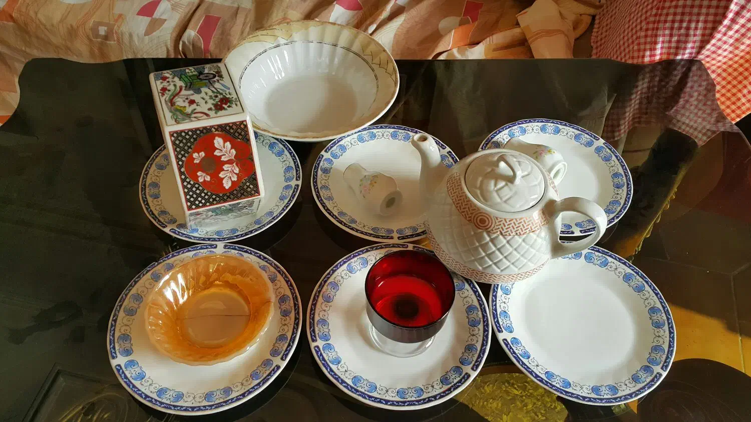 عتیقه چینی آنتیک کمیاب زیر قیمت|ظروف سرو و پذیرایی|رشت, بلوار گیلان|دیوار