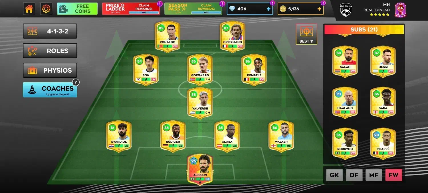 اکانت پریم لیگ|کنسول، بازی ویدئویی و آنلاین|زنجان, |دیوار