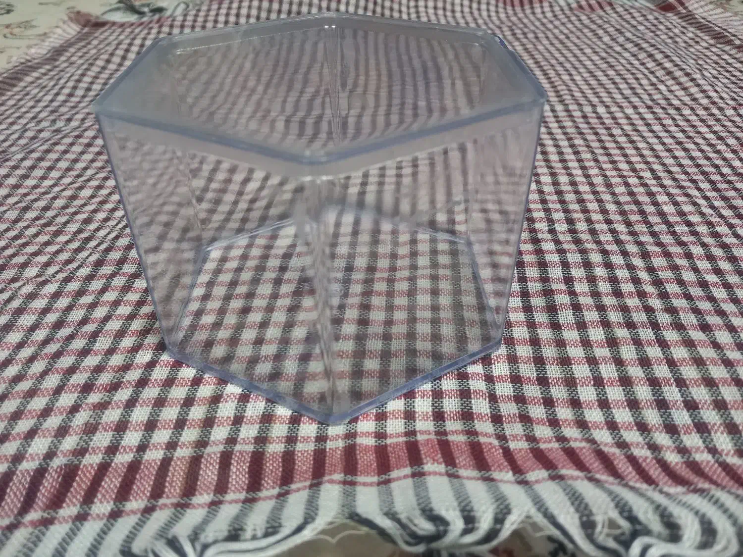 ظرف ۶ ضلعی درب دار|ظروف نگهدارنده، پلاستیکی، یک‌بارمصرف|بیرجند, |دیوار