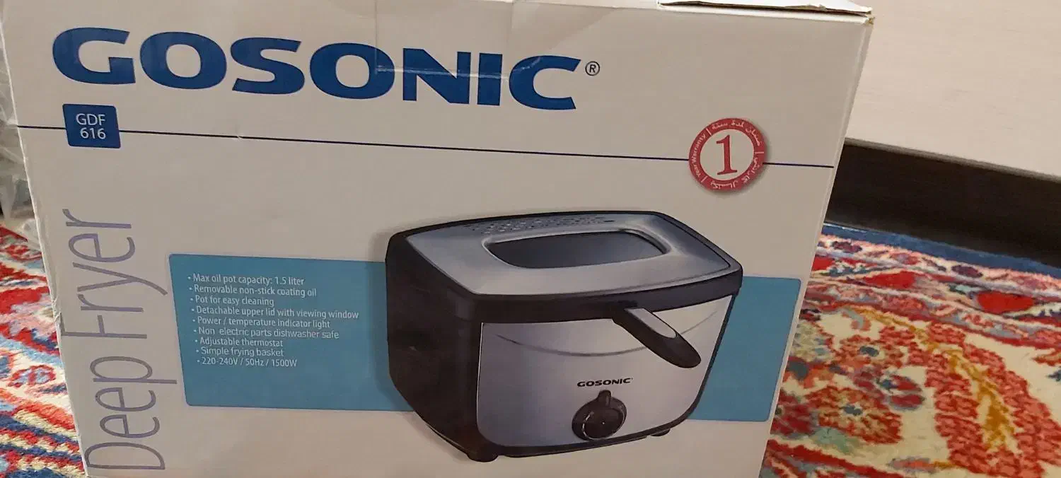 سرخکن گاسونیک و زودپز مدل فرانسوی کاملا نو|اجاق گاز و لوازم برقی پخت‌وپز|تهران, شیخ هادی|دیوار