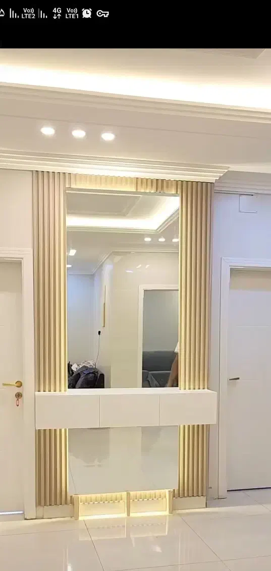 کمد دیواری میز آرایش و تخت تاشو|جاکفشی، کمد، دراور|میبد, |دیوار