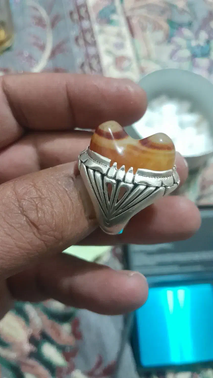 انگشتر باباقوری دوکوهان یمنی اصل رکاب زنجان|جواهرات|چابهار, |دیوار