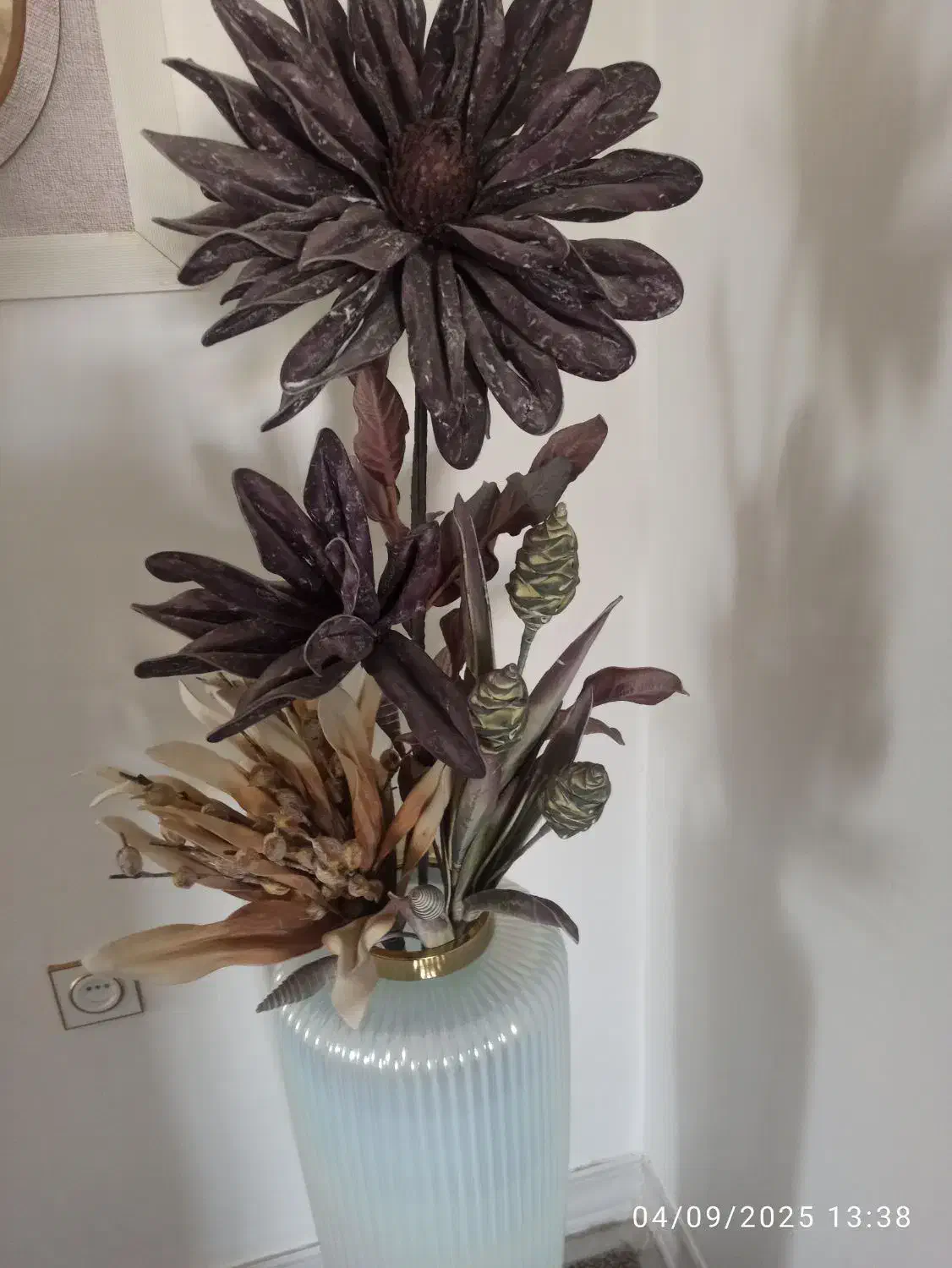 گل مصنوی با گلدان|گل مصنوعی|سرپل ذهاب, |دیوار