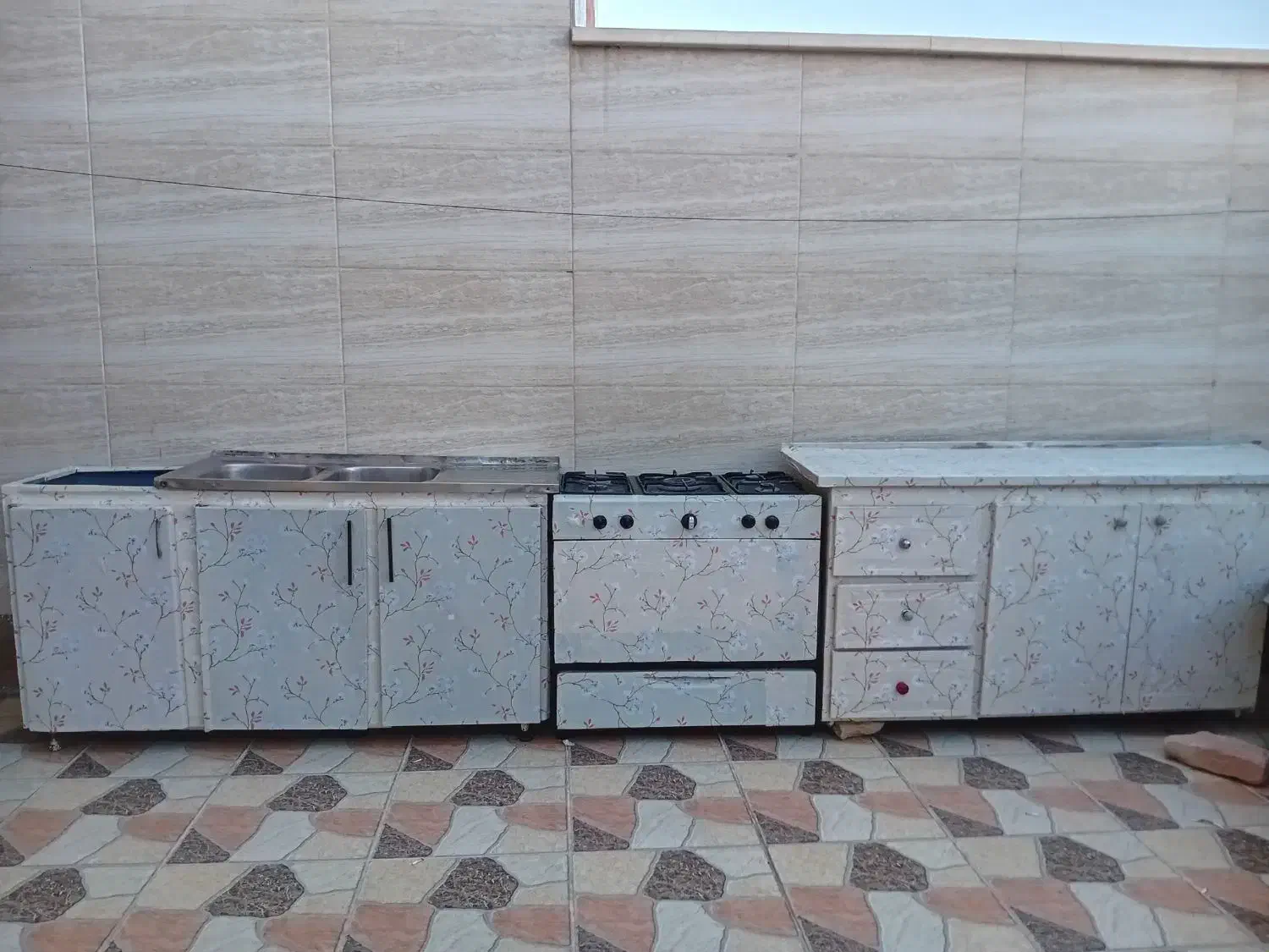 سرویس کامل پایین  کابینت فلزی5 متر|مصالح و تجهیزات ساختمان|دوگنبدان, |دیوار