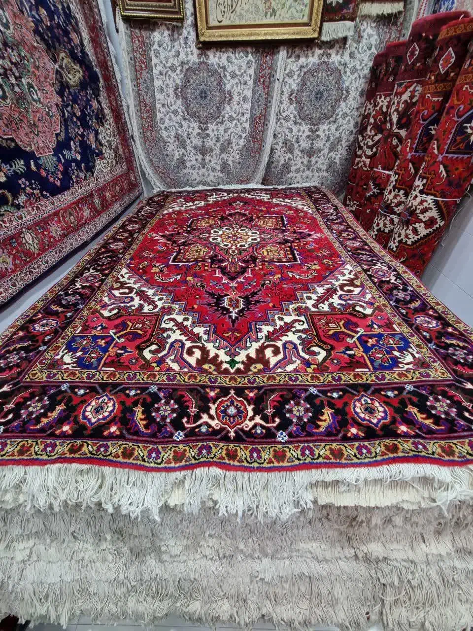 فرش های 10رنگ خوش|فرش|مراغه, |دیوار