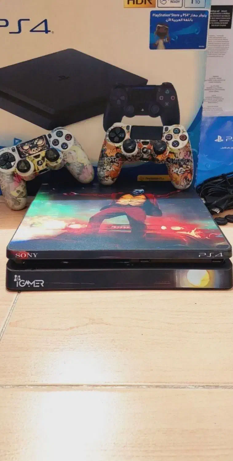 پی اس فور اسلیم یک ترابایت دو دسته اکانت هکی سالم|کنسول، بازی ویدئویی و آنلاین|بروجرد, |دیوار