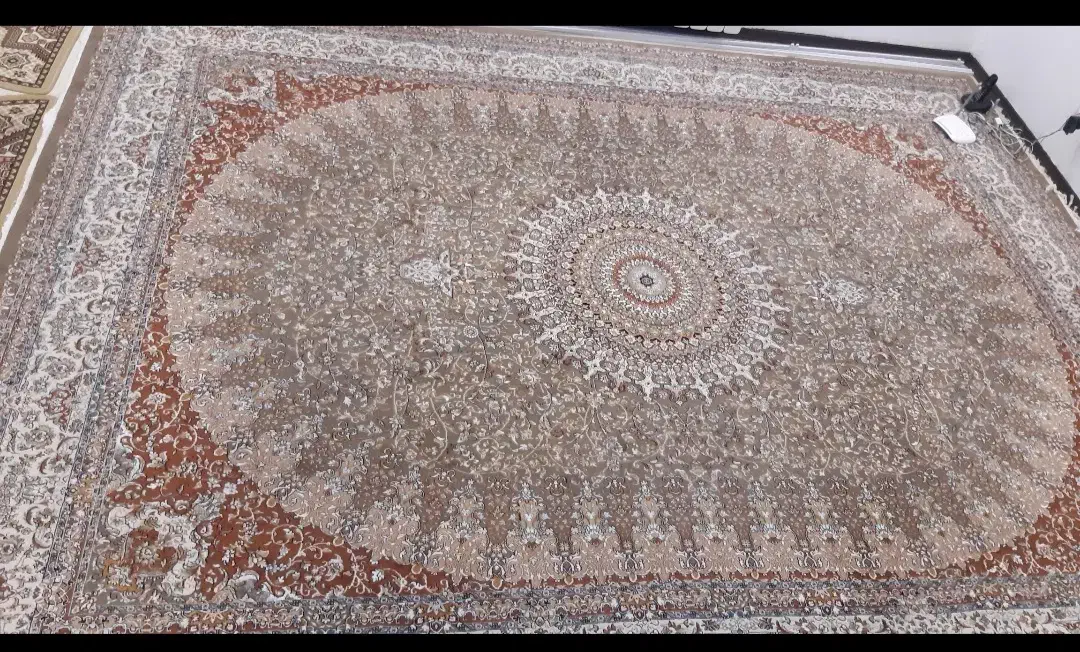 فرش ۱۲ متری دستباف گونه در حد نو|فرش|فومن, |دیوار