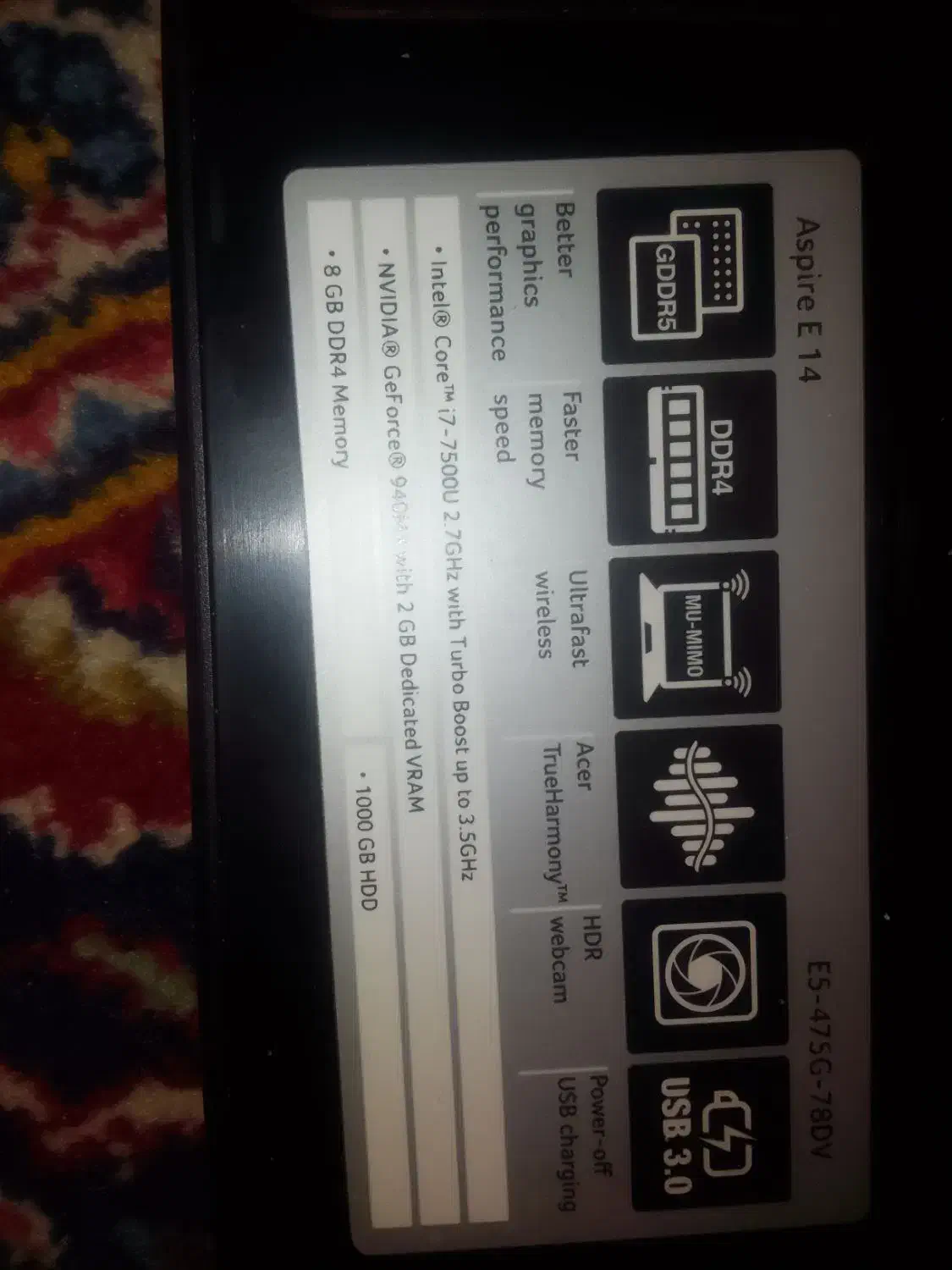 لب تاب acer|رایانه همراه|اصفهان, جلفا|دیوار