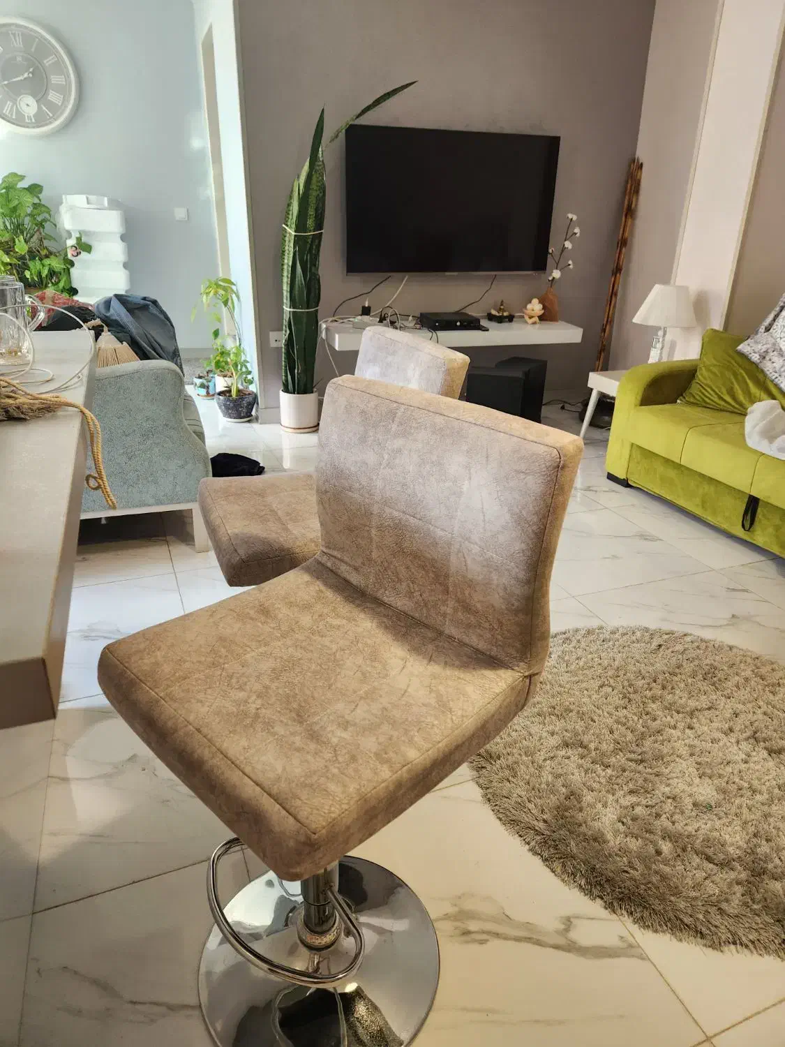 4 عدد صندلی اوپن جکدار|مبلمان خانگی و میز عسلی|رودهن, |دیوار