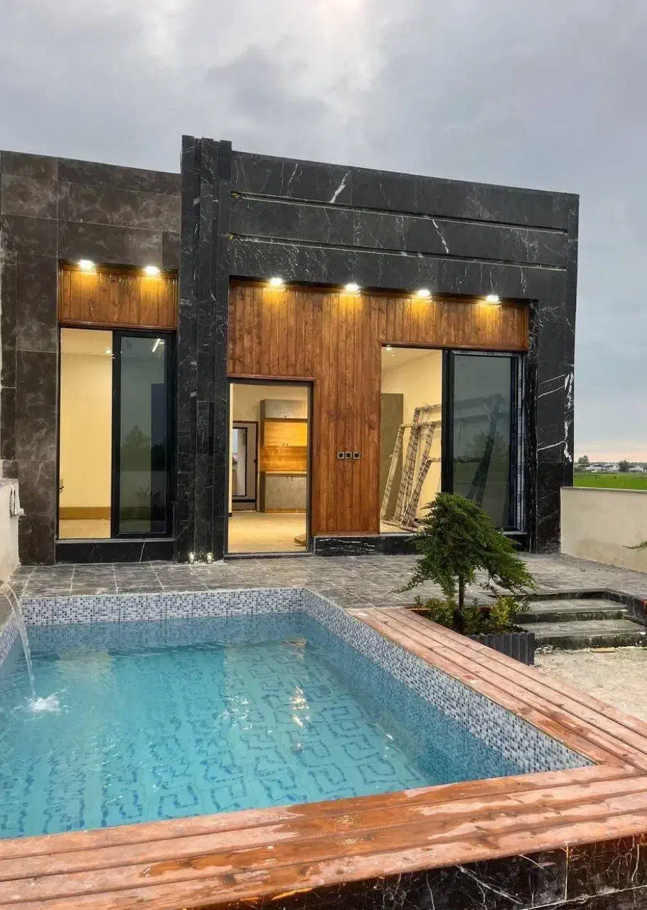 ویلا همکف استخردار با آبنما|فروش خانه و ویلا|چمستان, |دیوار