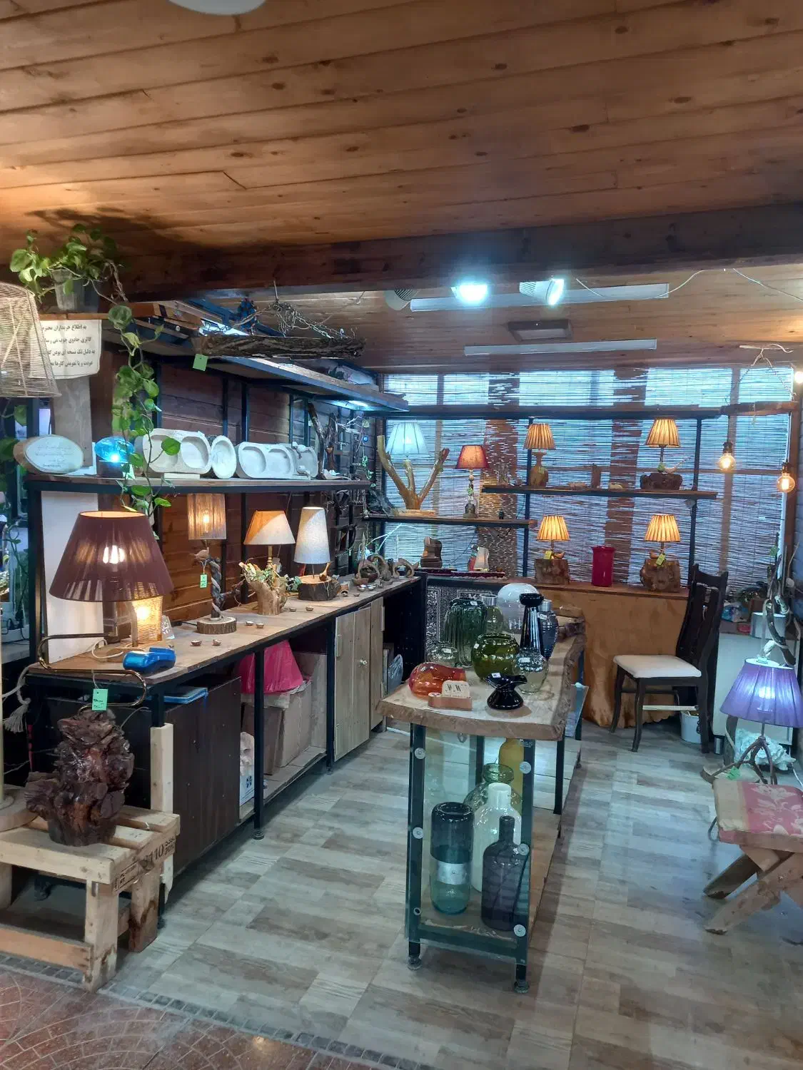 فروش آباژور و مصنوعات چوبی|چراغ خواب و آباژور|چهارباغ, |دیوار