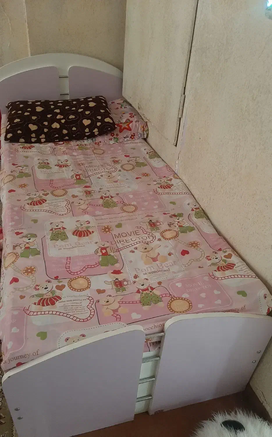 تخت نوجوان|تخت و سرویس خواب|خمینیشهر, |دیوار