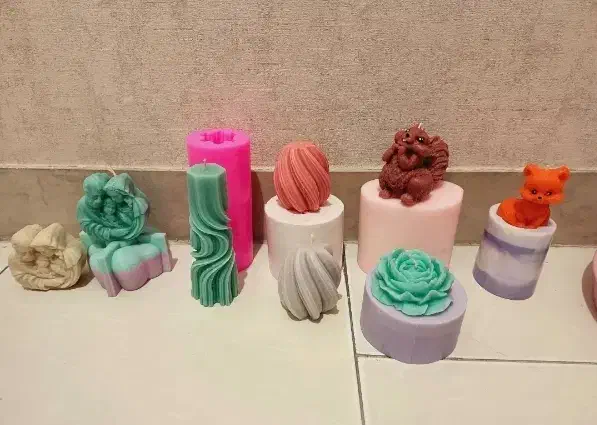 قالب سیلیکونی شمع سازی|صنایع دستی و سایر لوازم تزئینی|ری, ولی آباد|دیوار