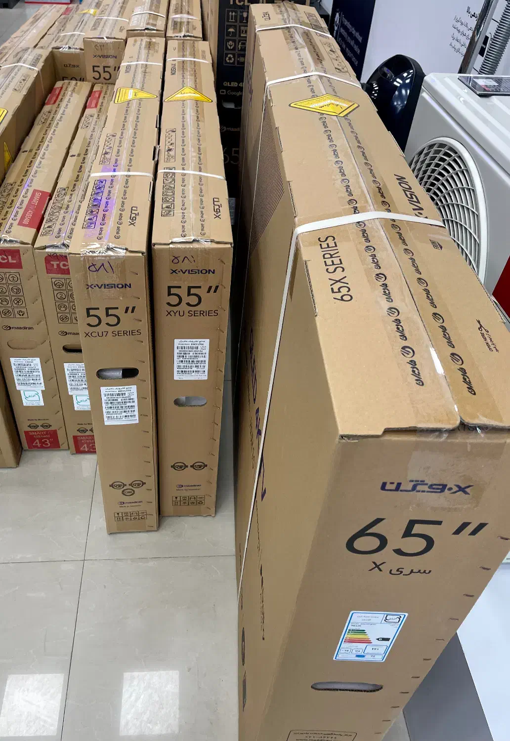 تلویزیون ال ای دی ۵۵ اینچ ایکس ویژن مدل 55XYU785|تلویزیون و پروژکتور|تهران, امانیه|دیوار