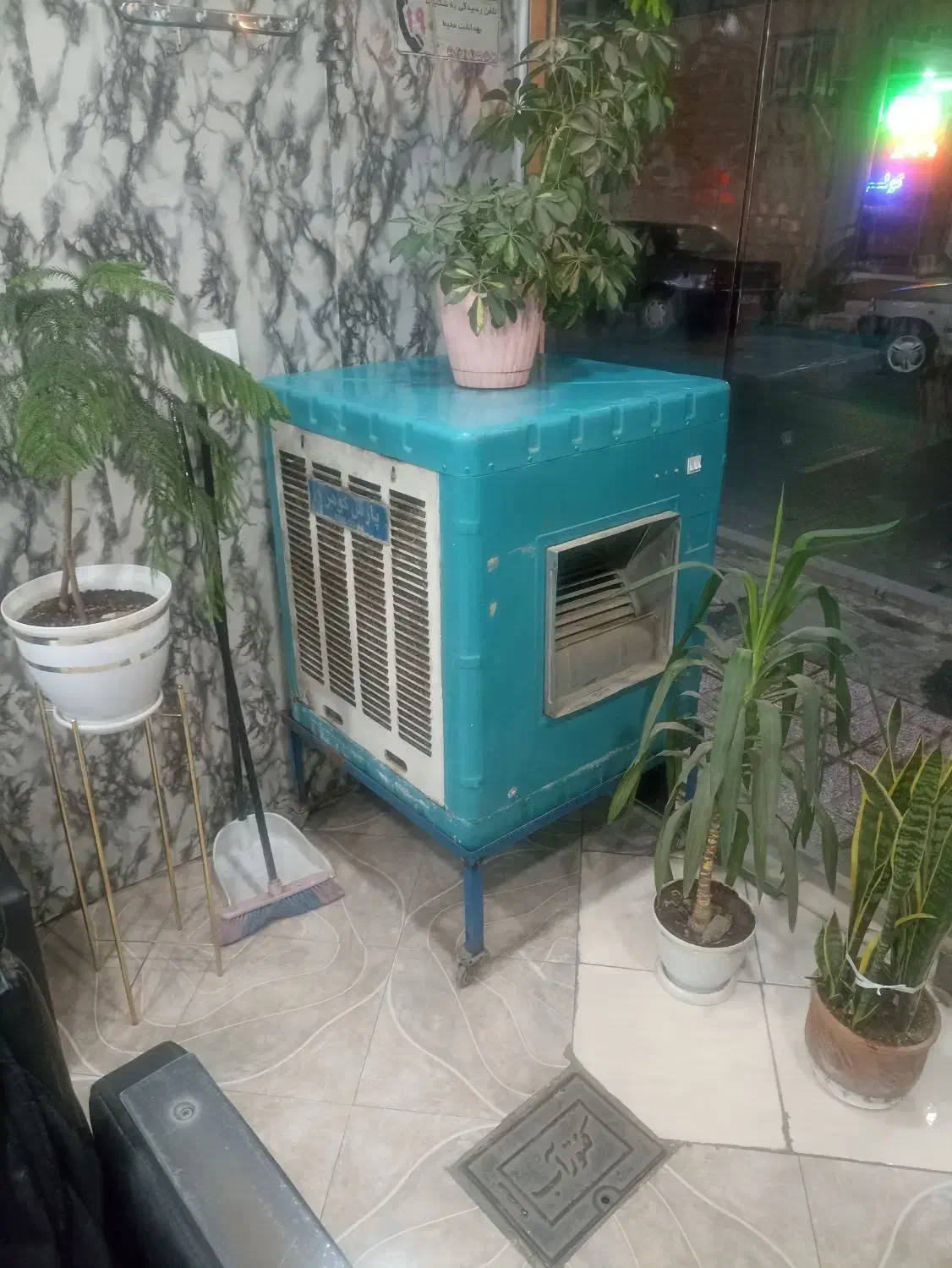 کولر 3500پارس گوهر موتور موتوژن تبریز پایه دار|کولر آبی|فردیس, شهرک ۱۱۰|دیوار