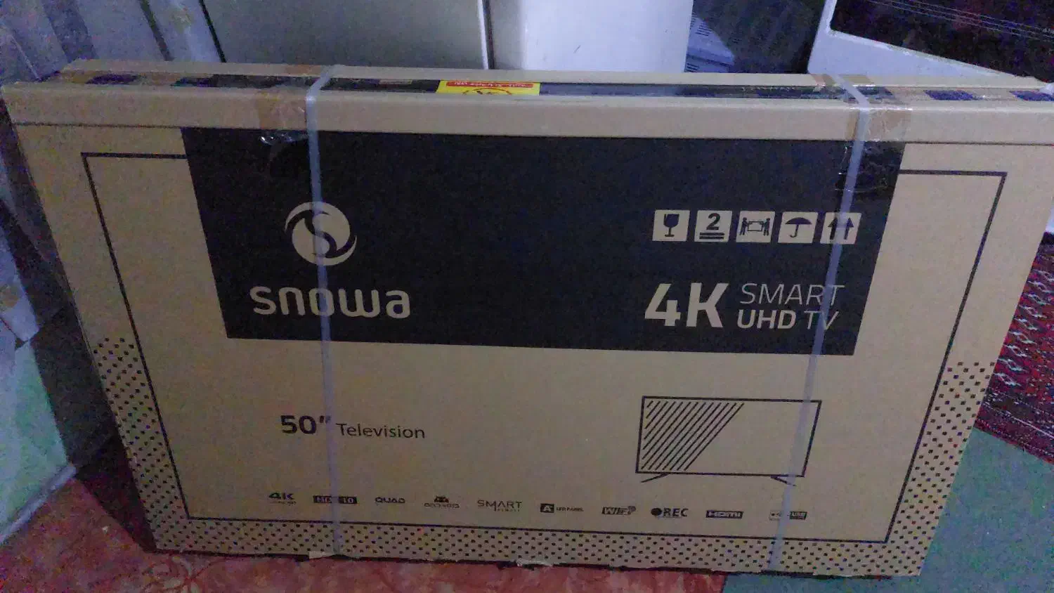 تلویزیون اسنوا 50 اینچ 4k|تلویزیون و پروژکتور|پاکدشت, پاکدشت (مامازند)|دیوار