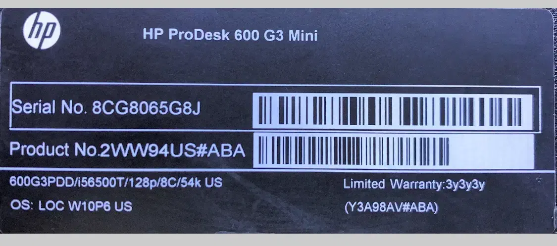 مینی کیس (تاینی) اچ پی 600G3|رایانه رومیزی|تهران, شهرک شریفی|دیوار