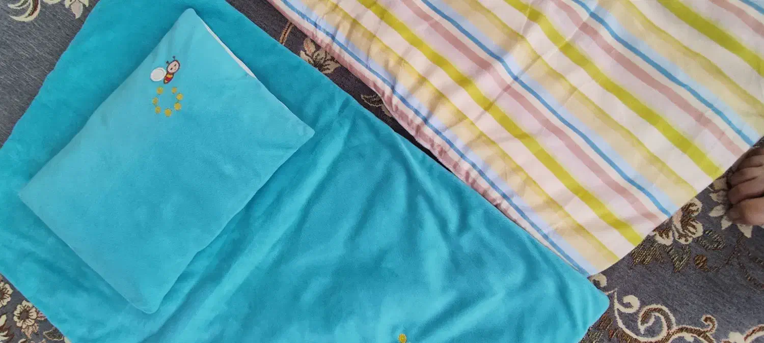 سرویس پتو وتشک وکیسه خاب نوزادی جنس مخمل درجه یک|رختخواب، بالش، پتو|سبزوار, امیر کبیر|دیوار