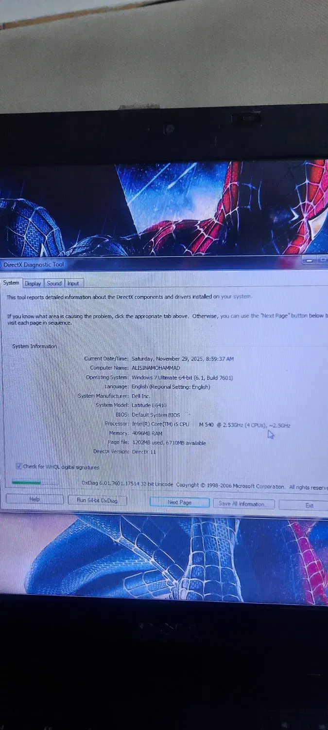 لبتاب Dell Core i5|رایانه همراه|مشهد, شهرک مهر آباد|دیوار