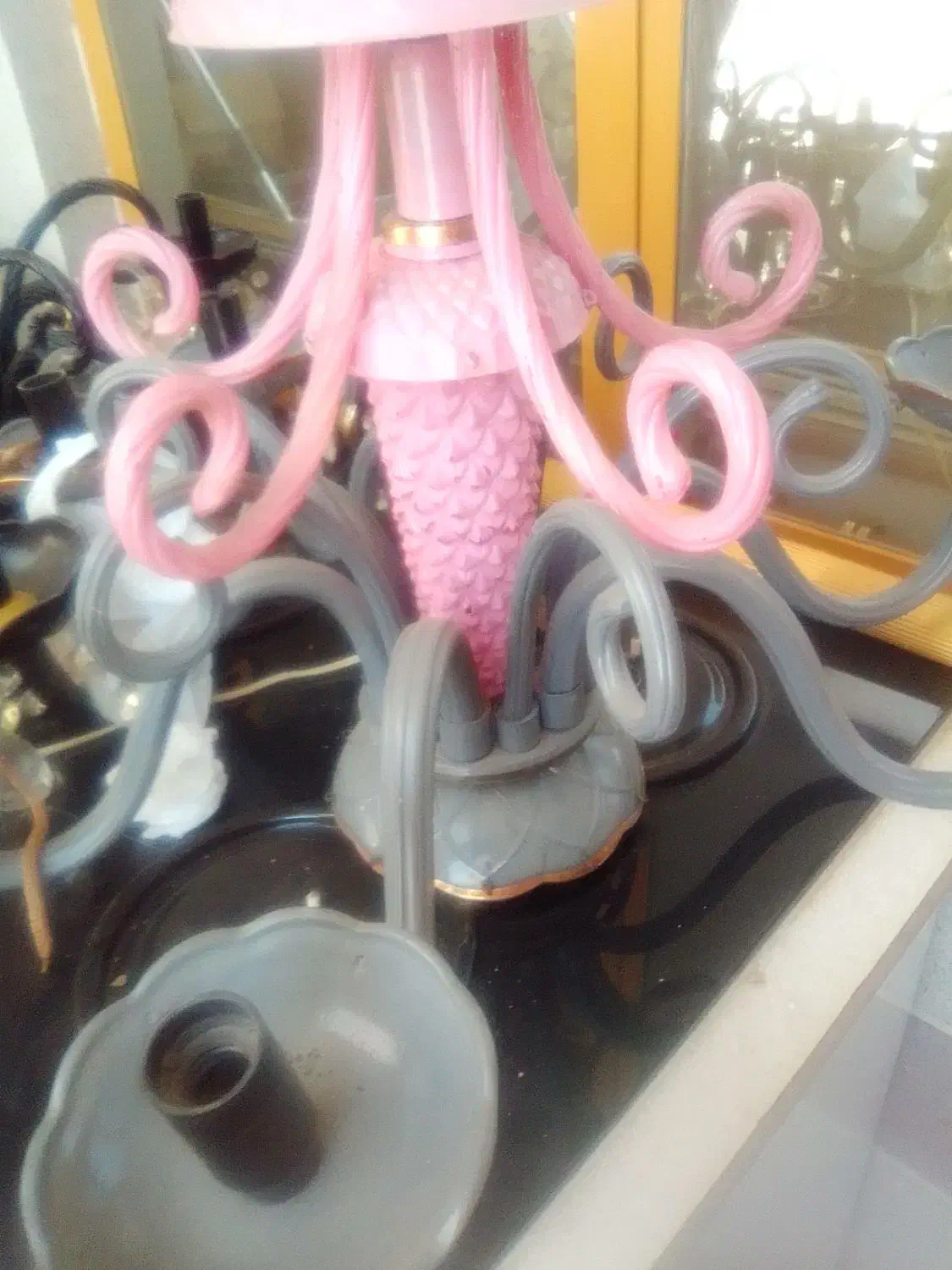 دو عدد لوستر|لوستر و چراغ آویز|اراک, |دیوار