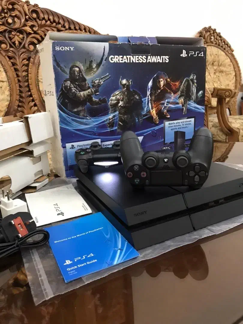 PS4 FAT 1TB دو دسته کپی خور ۲۰تابازی نو مناسب کادو|کنسول، بازی ویدئویی و آنلاین|کرج, کارخانه قند|دیوار