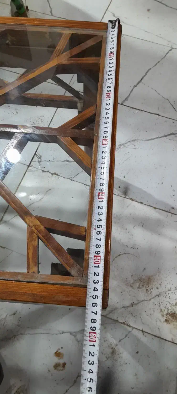 میز جلومبلی فقط ۱۵۰۰ چوب راش تازه ساخت با اینه|مبلمان خانگی و میز عسلی|بندر ترکمن, |دیوار