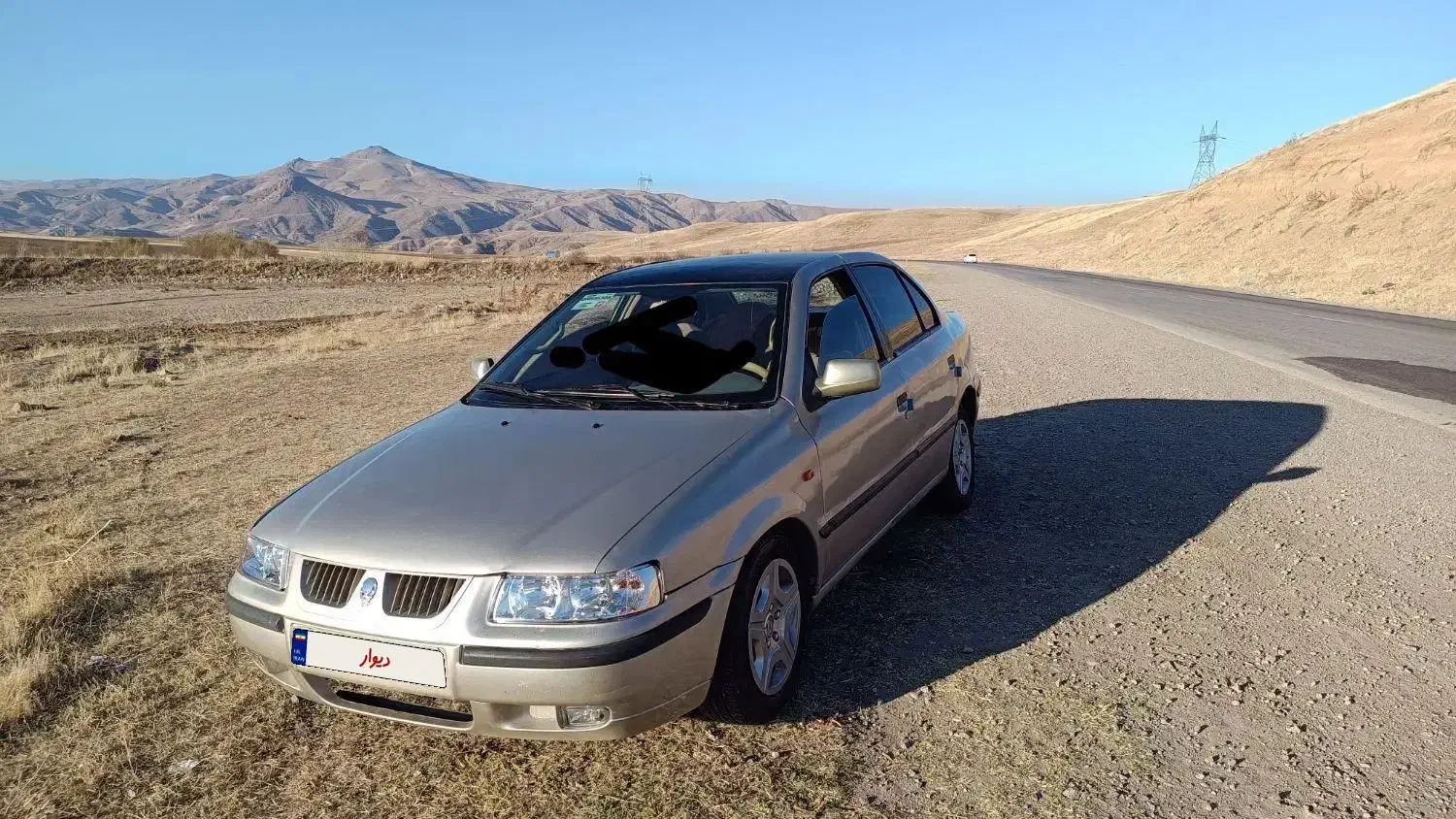 سمند۸۶ خوشگل رنگ اکلیلی|خودرو سواری و وانت|باسمنج, |دیوار