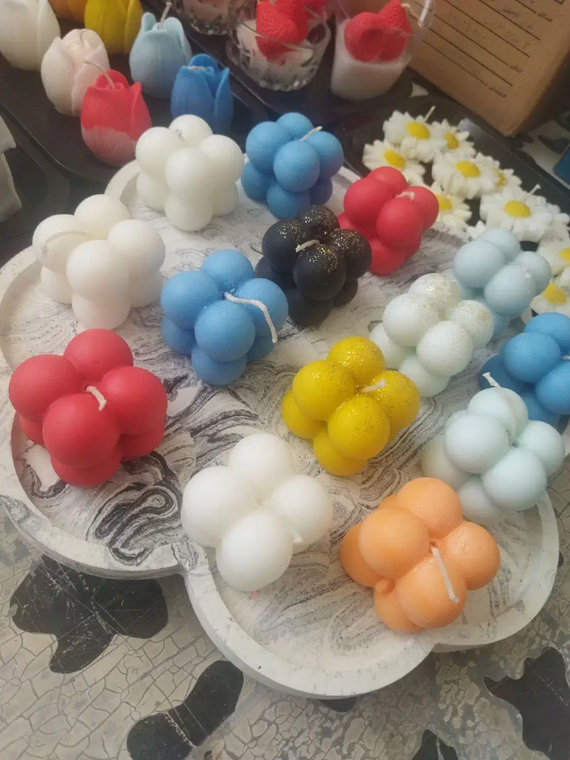 شمع های زیبا|صنایع دستی و سایر لوازم تزئینی|آباده, |دیوار