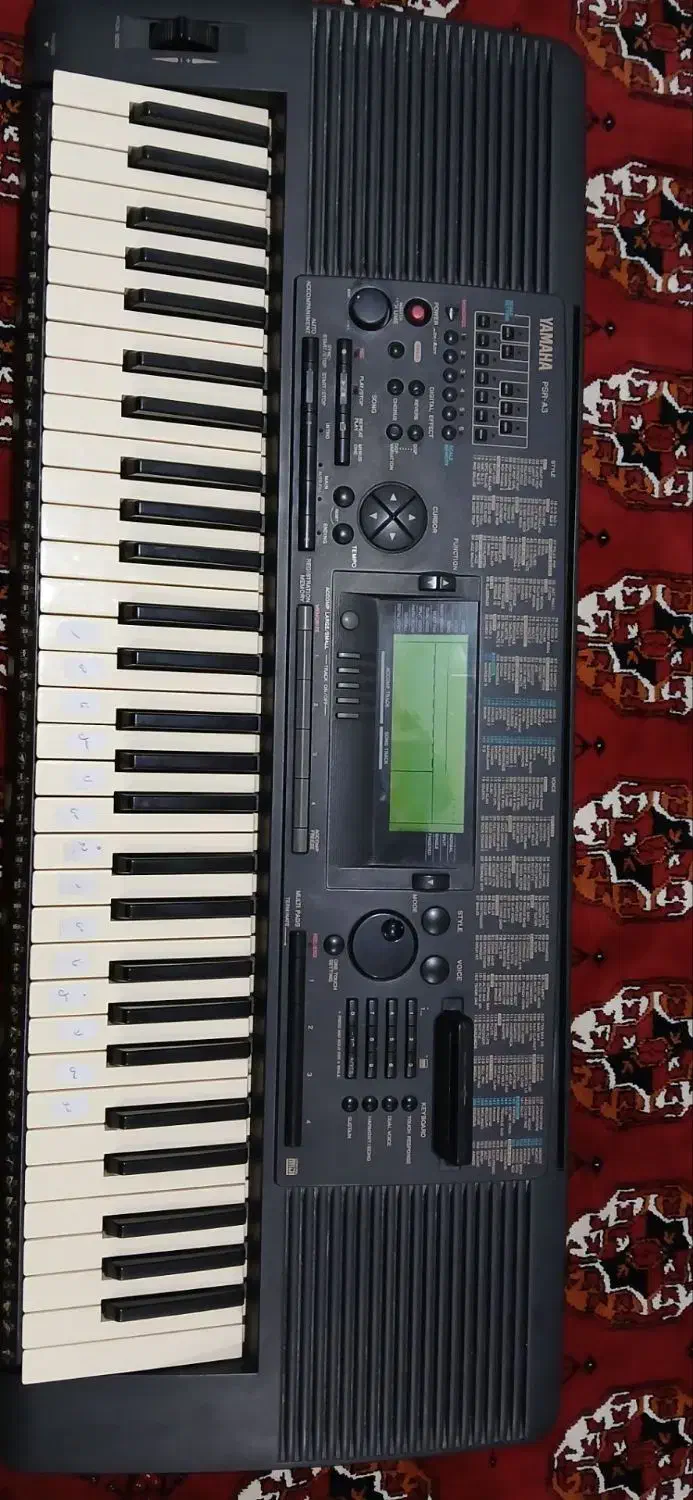 ارگ یاماهاA3|پیانو، کیبورد، آکاردئون|آق قلا, |دیوار