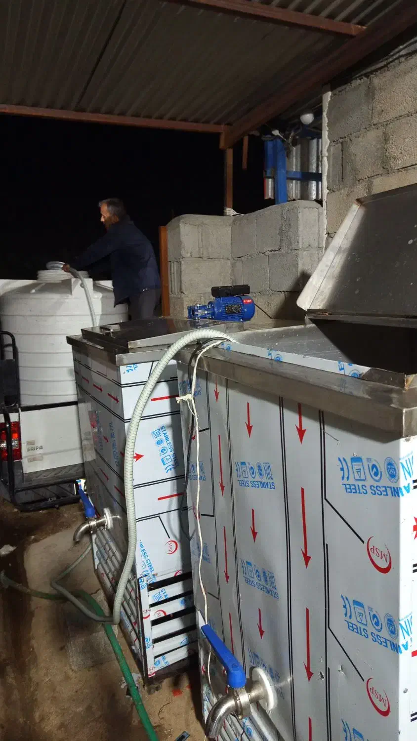 دوعددشیر سرد کن 500کیلویی گاوداری|فروشگاه و مغازه|خورموج, |دیوار