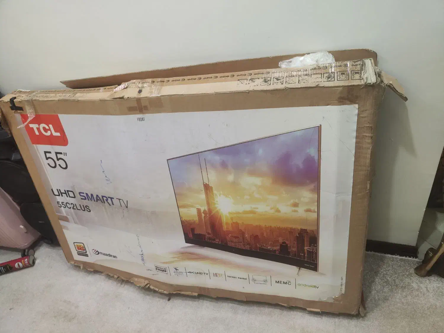 TCL 55 اینچ|تلویزیون و پروژکتور|تهران, حافظیه|دیوار