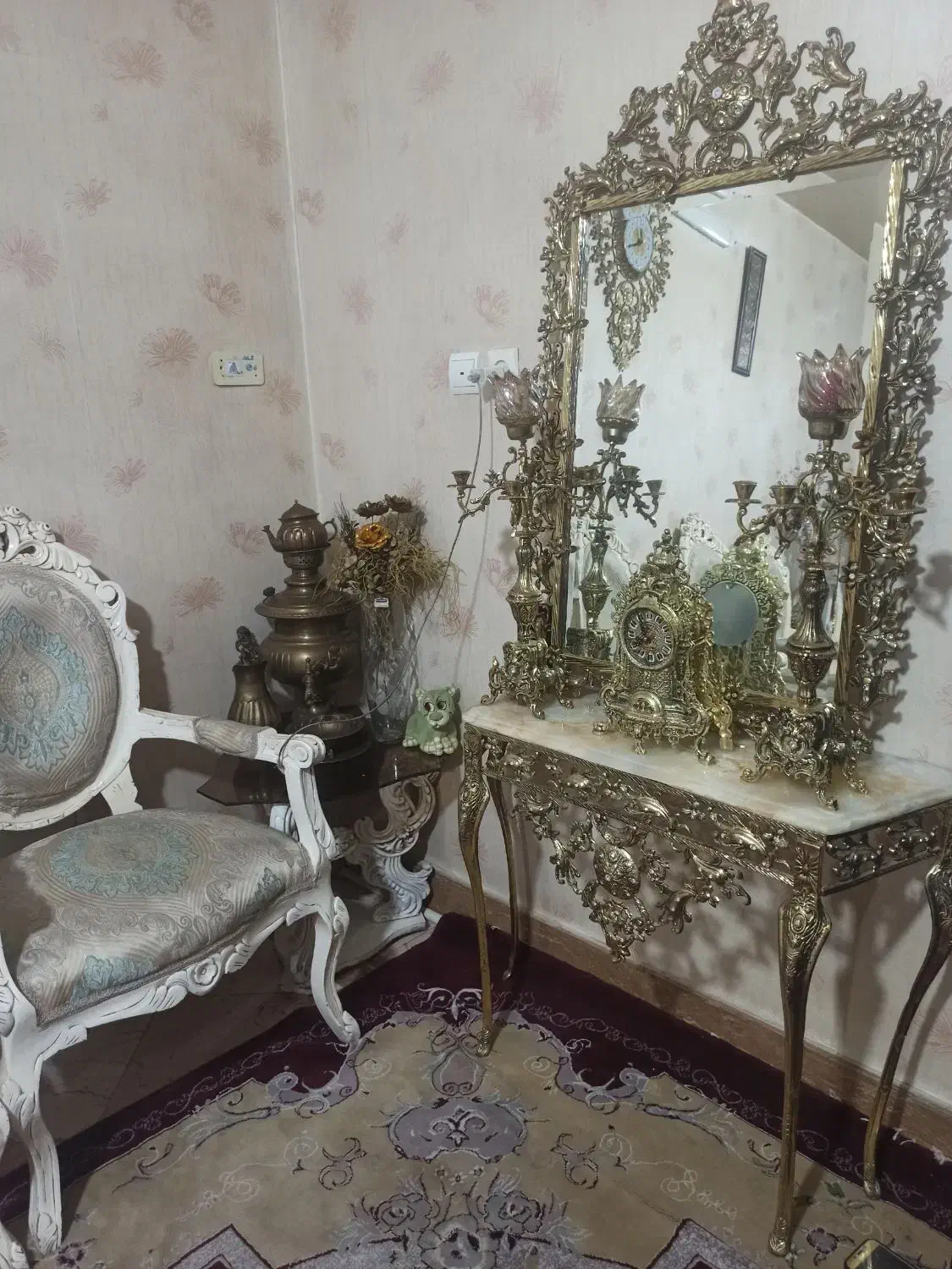 آینه و شمعدان برنح|آینه|تهران, مسعودیه|دیوار