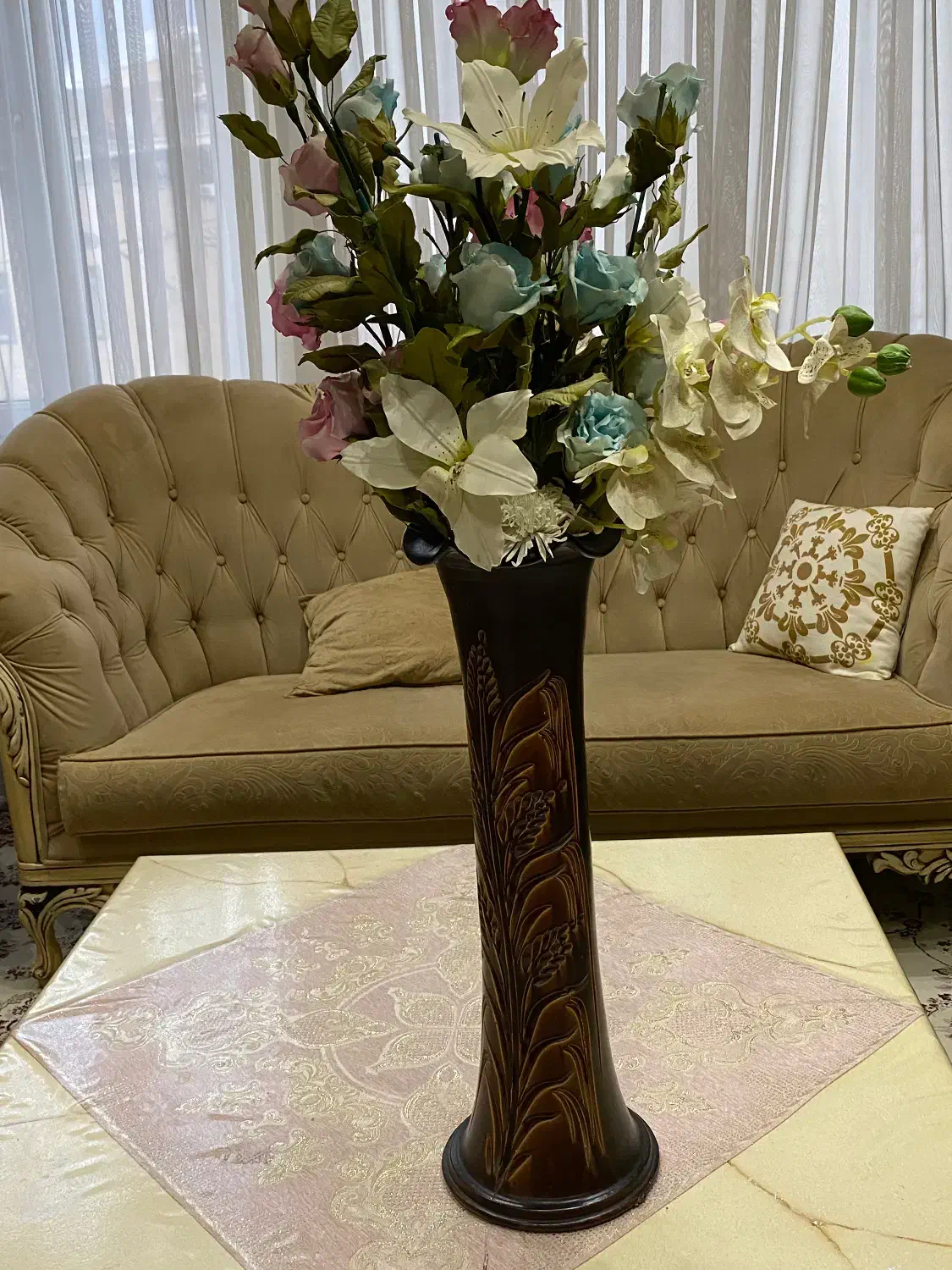 گلدان مصنوعی|گل مصنوعی|سنندج, |دیوار