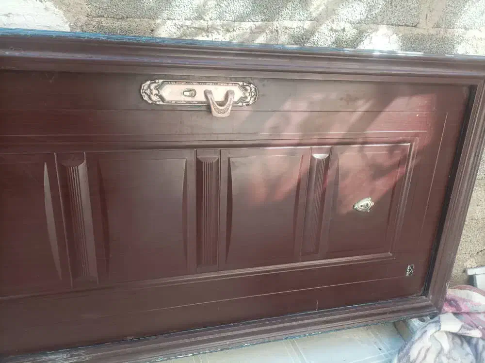 درب ضد سرقت با چهار چوب فلزی درحد نو|مصالح و تجهیزات ساختمان|دیواندره, |دیوار