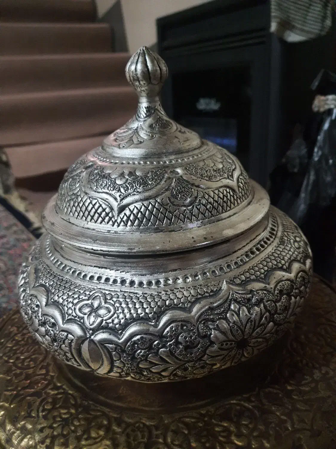 سماور و لاله قلم|کلکسیون اشیاء عتیقه|قم, نیروگاه|دیوار