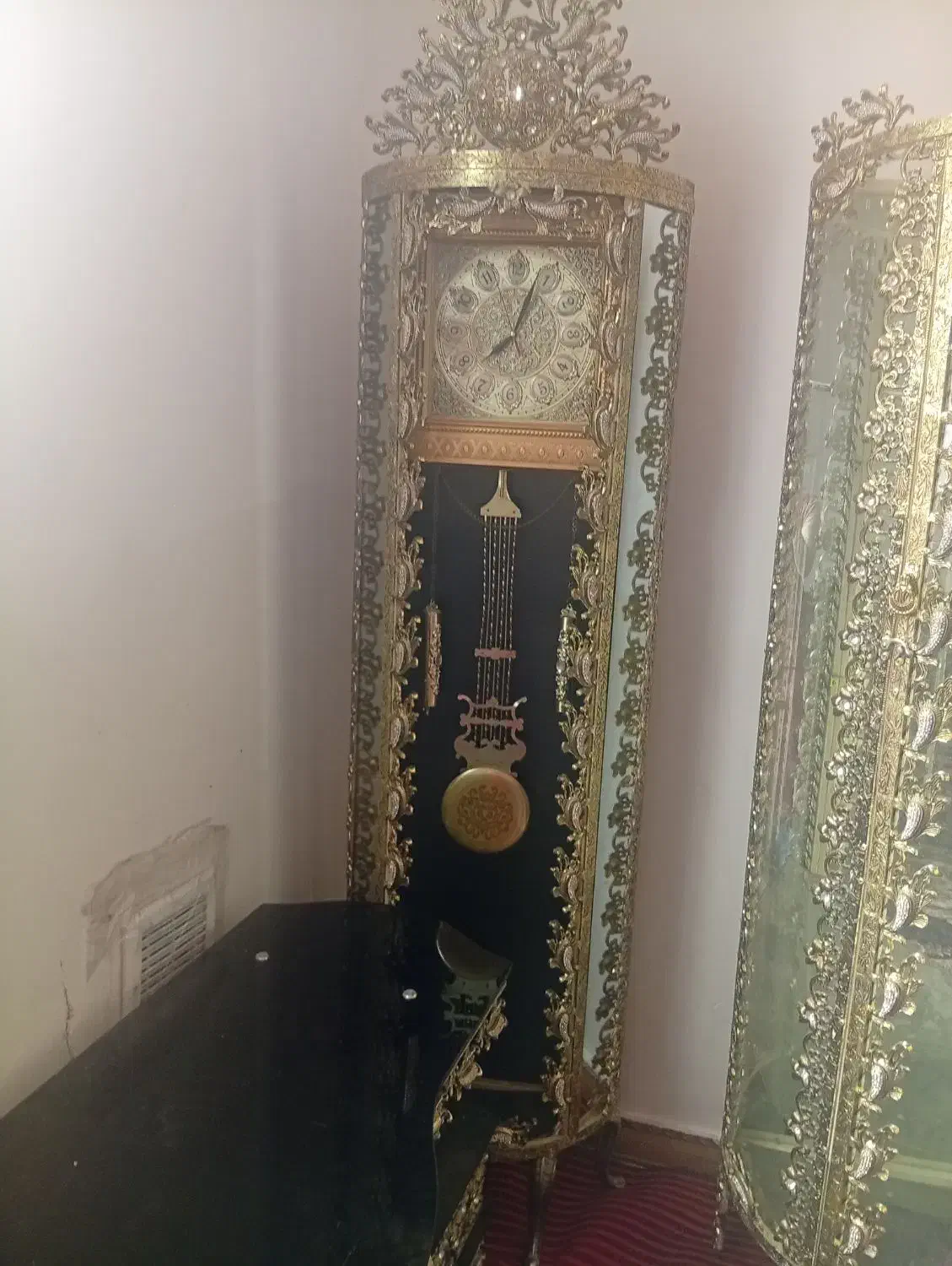 بوفه میز تلویزیون آینه شمعدان ساعت قدی|بوفه، ویترین، کنسول|قزوین, |دیوار