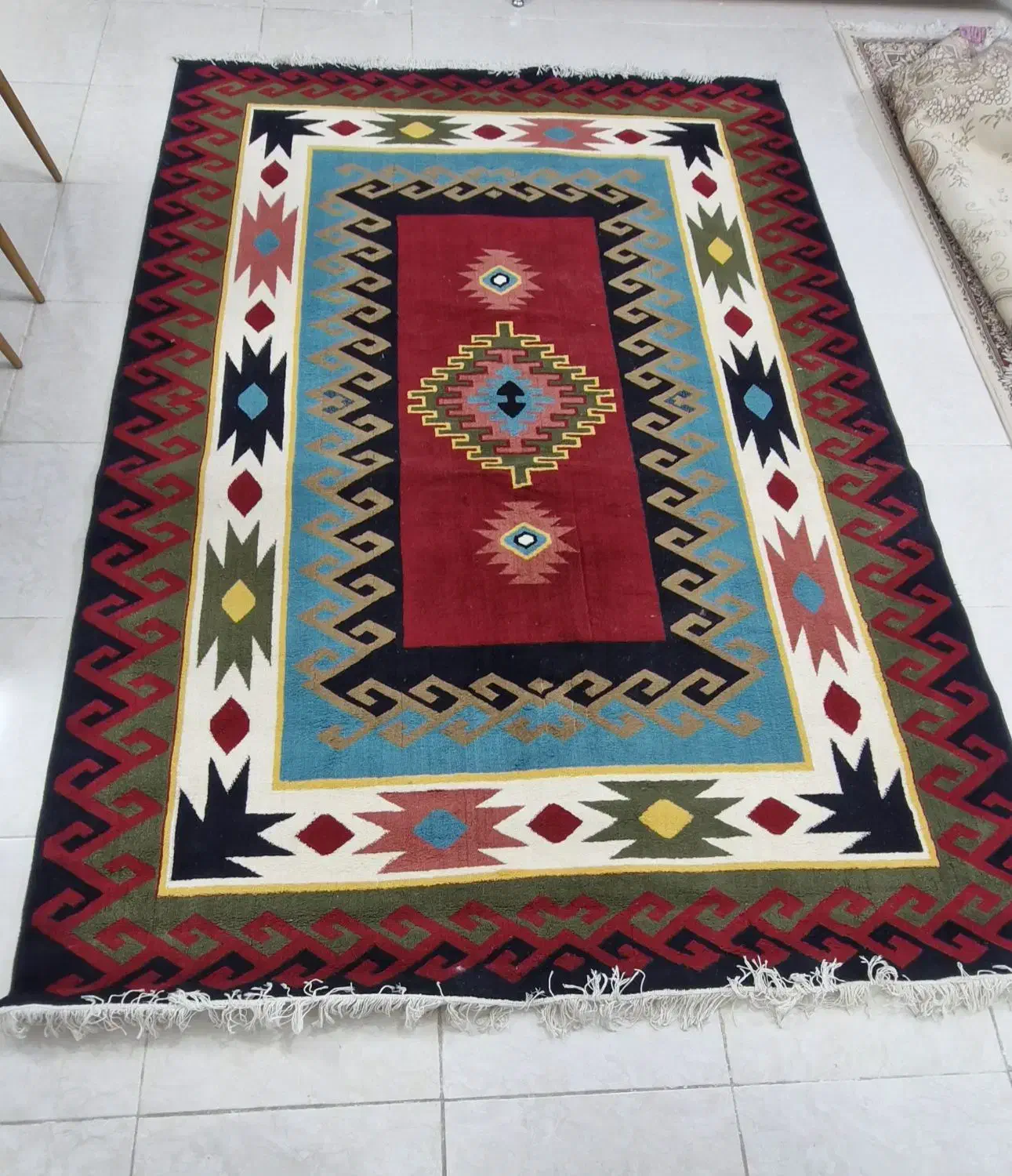 گلیم فرش زیبا|فرش|قم, باسکول|دیوار