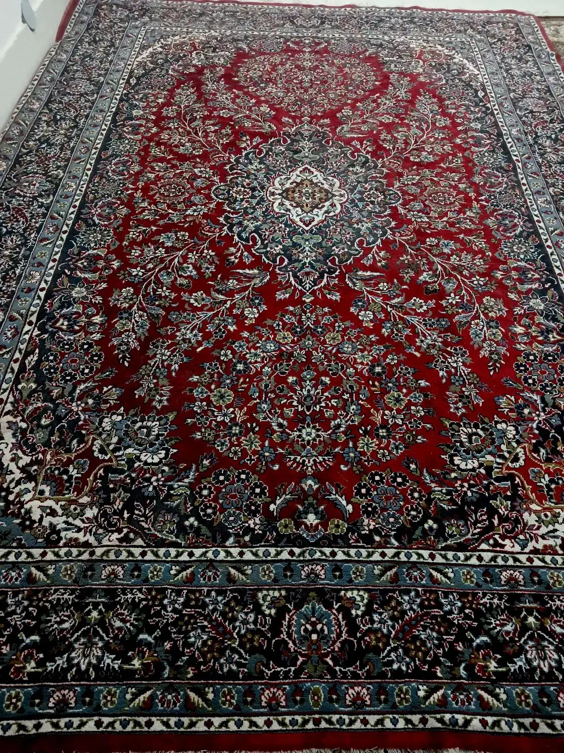 فرش ماشینی۹متری نخی درحدنو|فرش|تبریز, |دیوار