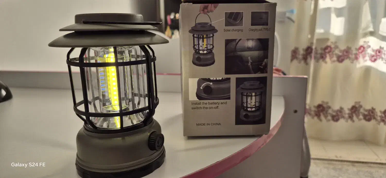 چراغ شارژی طرح فانوس|لامپ و چراغ|سنندج, |دیوار