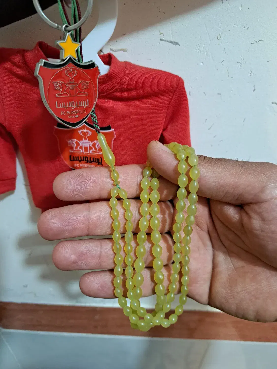 تسبیح شاه مقصود جلال آبادی|کلکسیون اشیاء عتیقه|قره چای, |دیوار