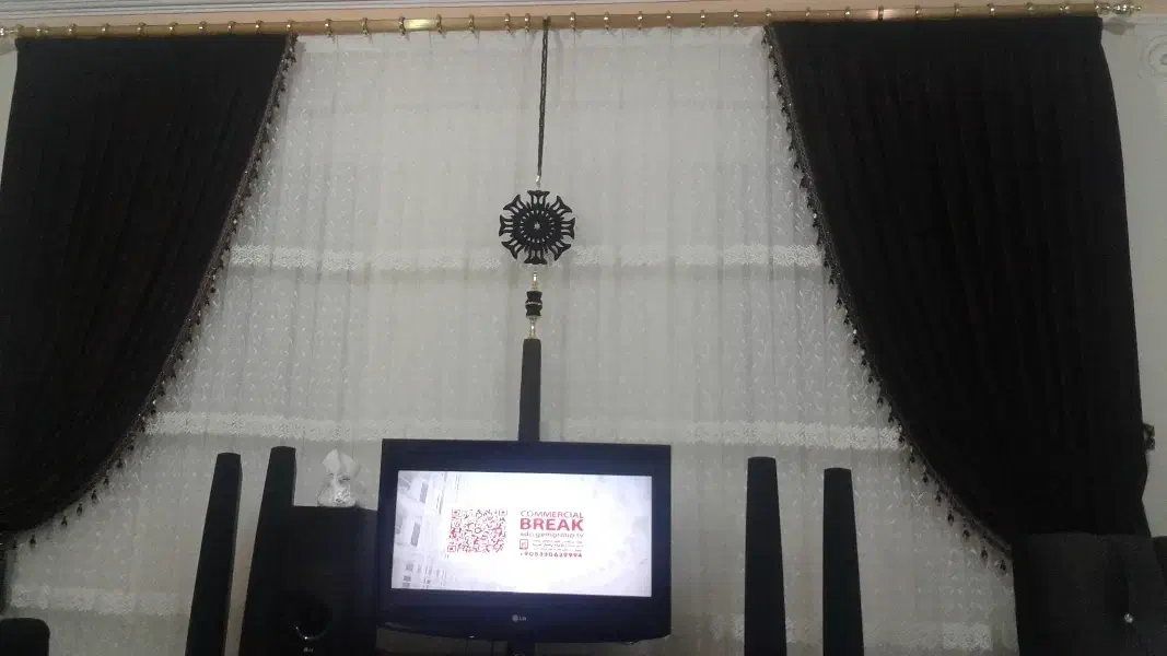 پرده کناری مخمل|پرده، رانر، رومیزی|شیروان (خراسان), |دیوار