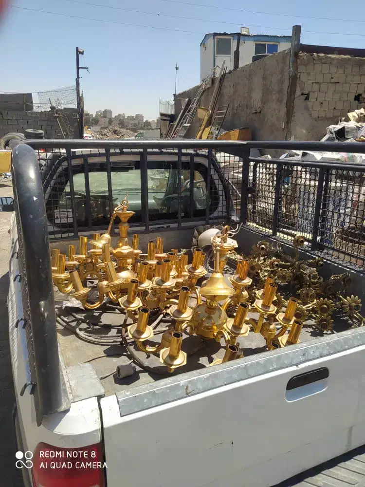 فروش خریدار لوستر برنجی برنزی آبکاری|لوستر و چراغ آویز|پرند, فاز ۳|دیوار