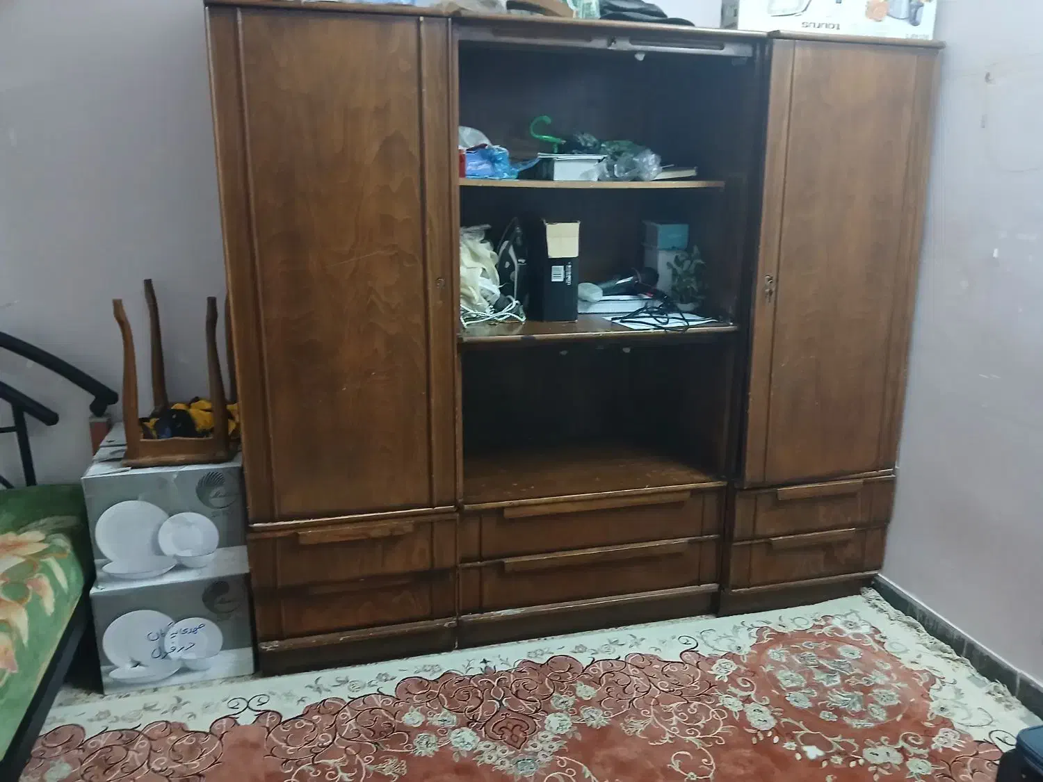 کتابخانه.کمد دیوار|کتابخانه، شلف، قفسه‌های دیواری|اندیمشک, |دیوار
