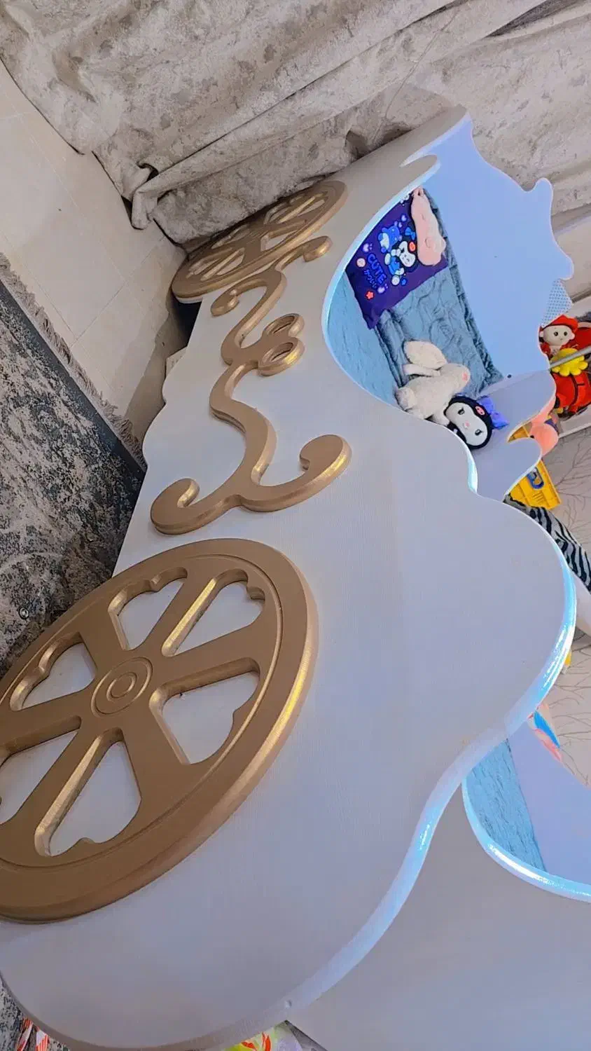 تخت کالسکه سیندرلا|تخت و سرویس خواب|پاکدشت, پاکدشت (مامازند)|دیوار