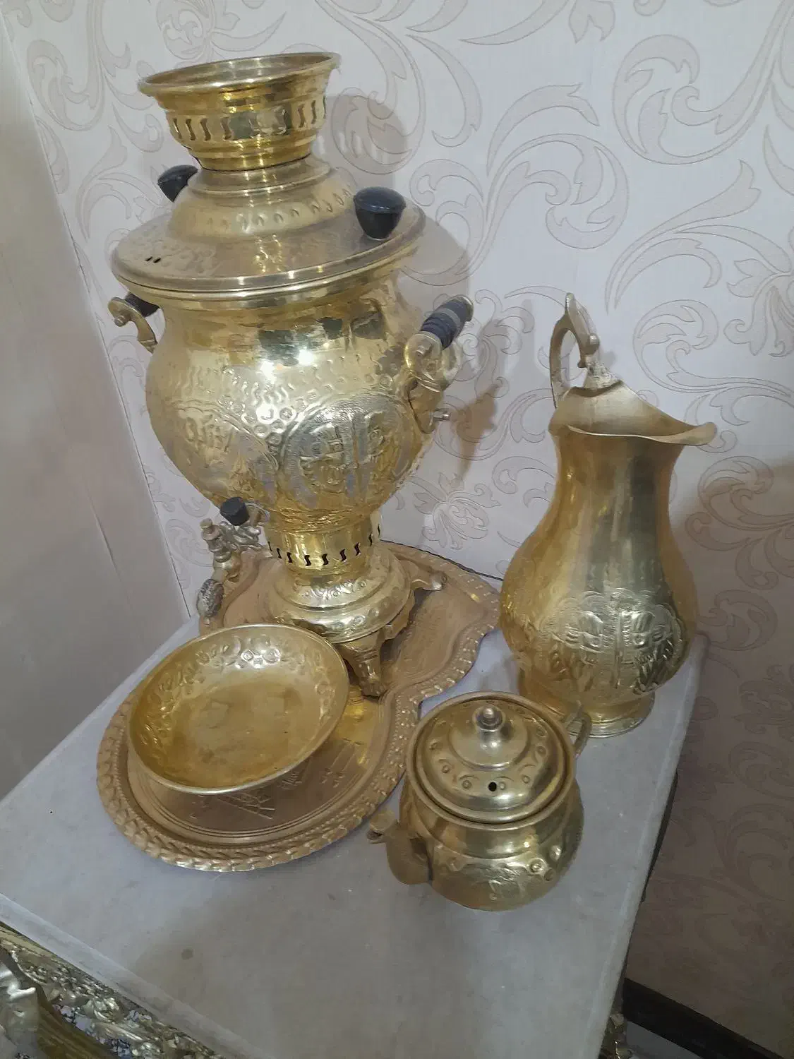 سماور زغالی|سماور، چای‌ساز، قهوه‌ساز|مشهد, شهرک لشکر (شهرک غرب)|دیوار