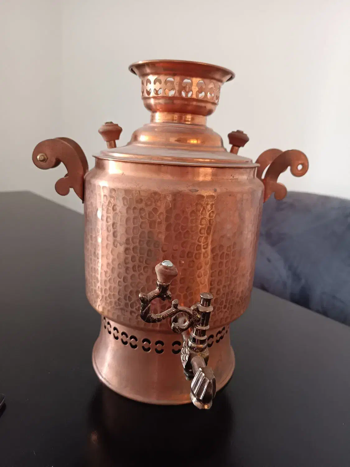 سماور مسی گازی نو استفاده نشده|سماور، چای‌ساز، قهوه‌ساز|تهران, آسمان|دیوار