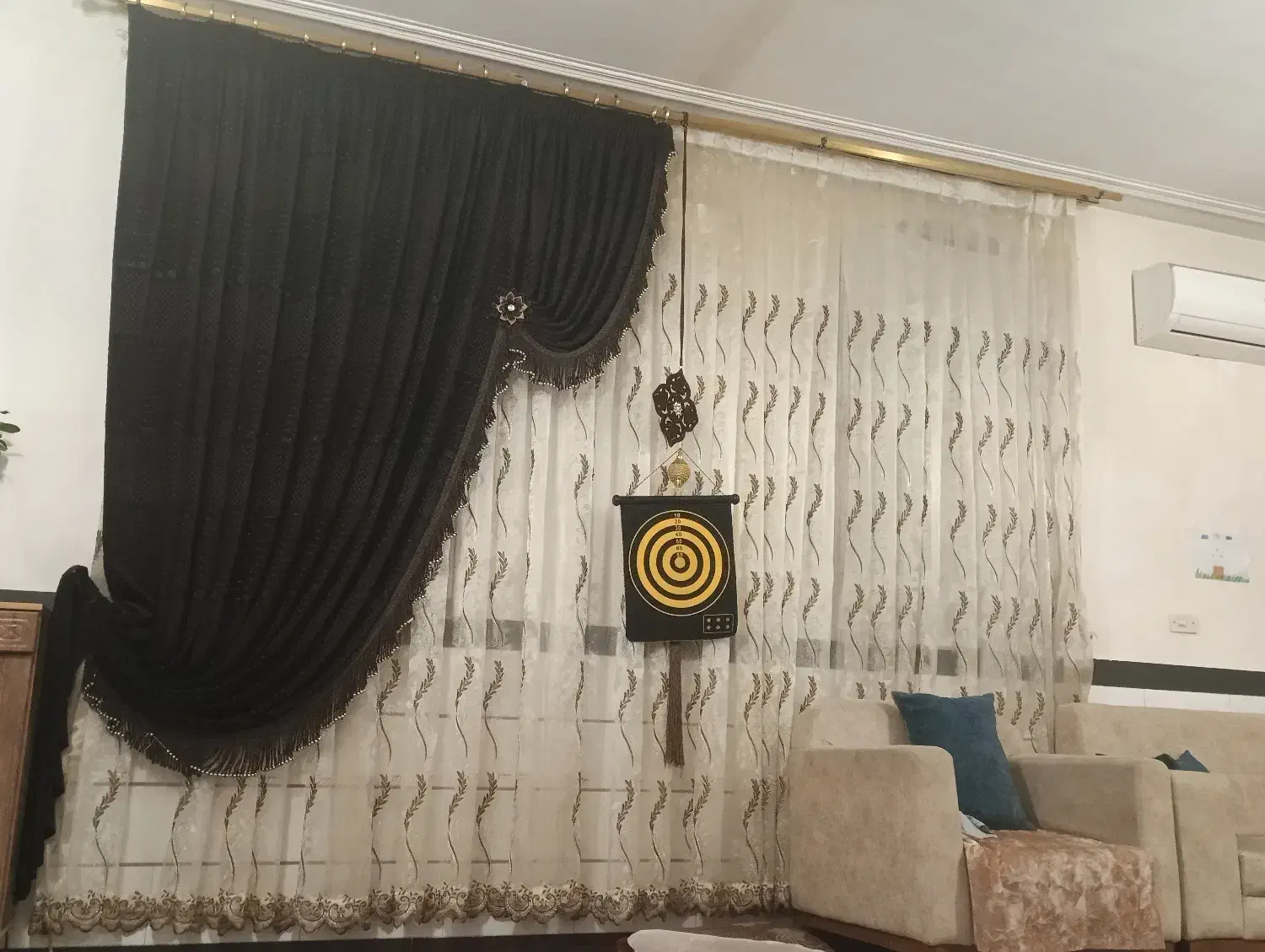 پرده|پرده، رانر، رومیزی|خرمدره, |دیوار